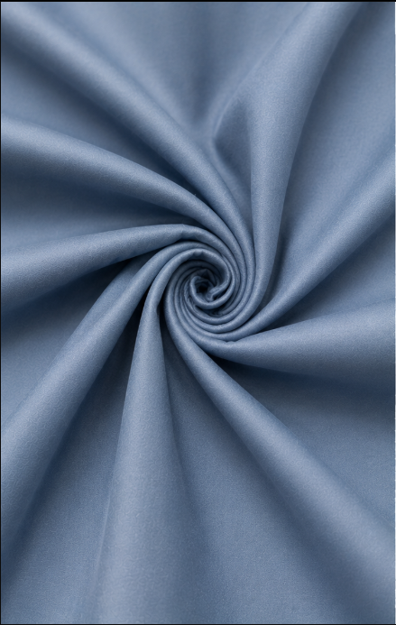 Dusty Blue Fine Silk